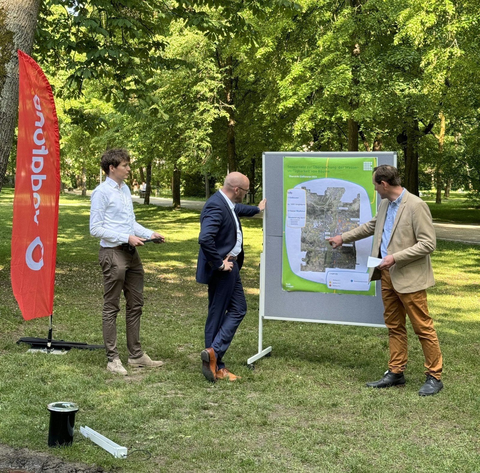 Vodafone Germany uses digital twins to protect trees against extreme heat