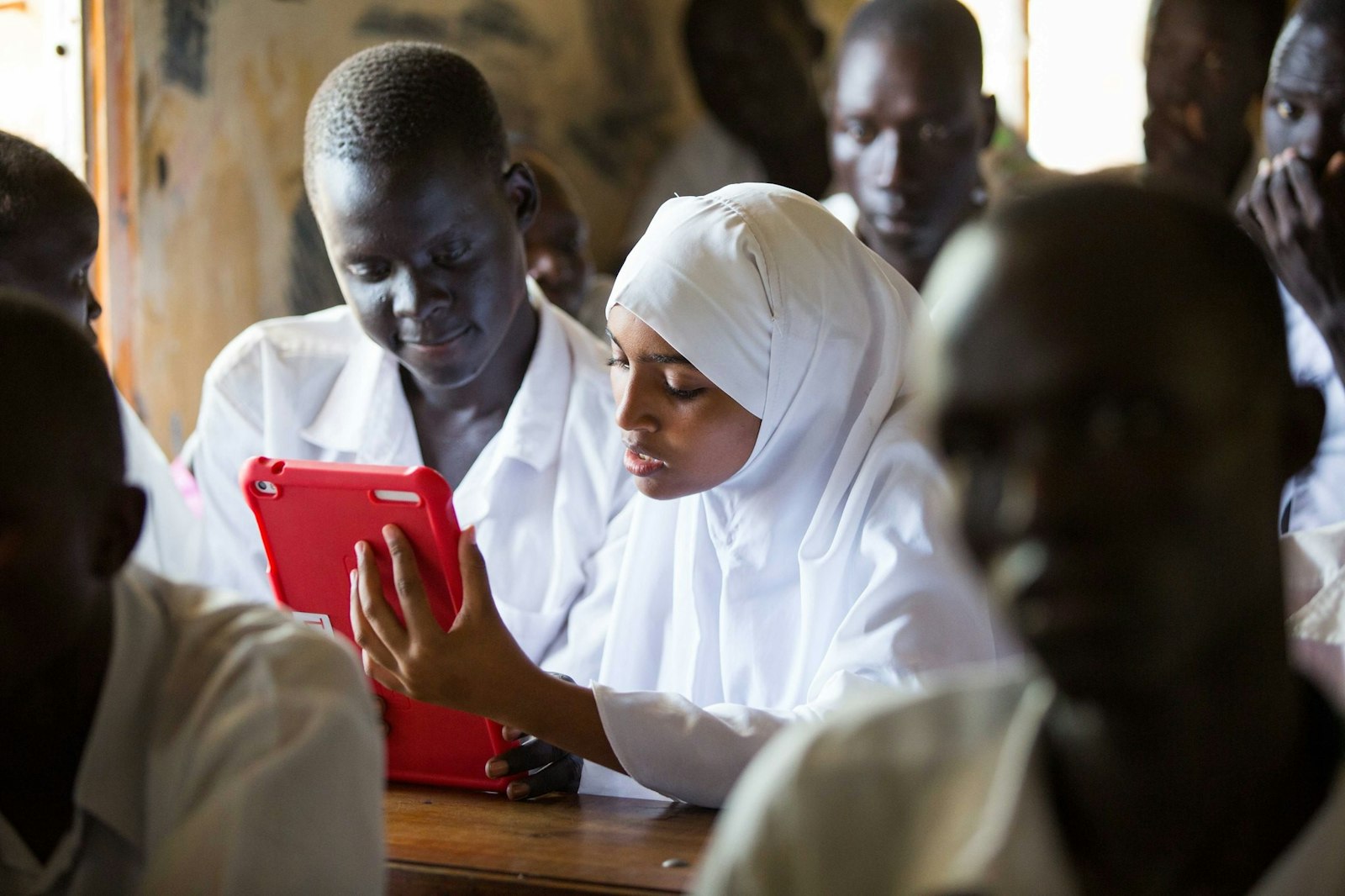 Fugia uses mobile technology to help her learn 