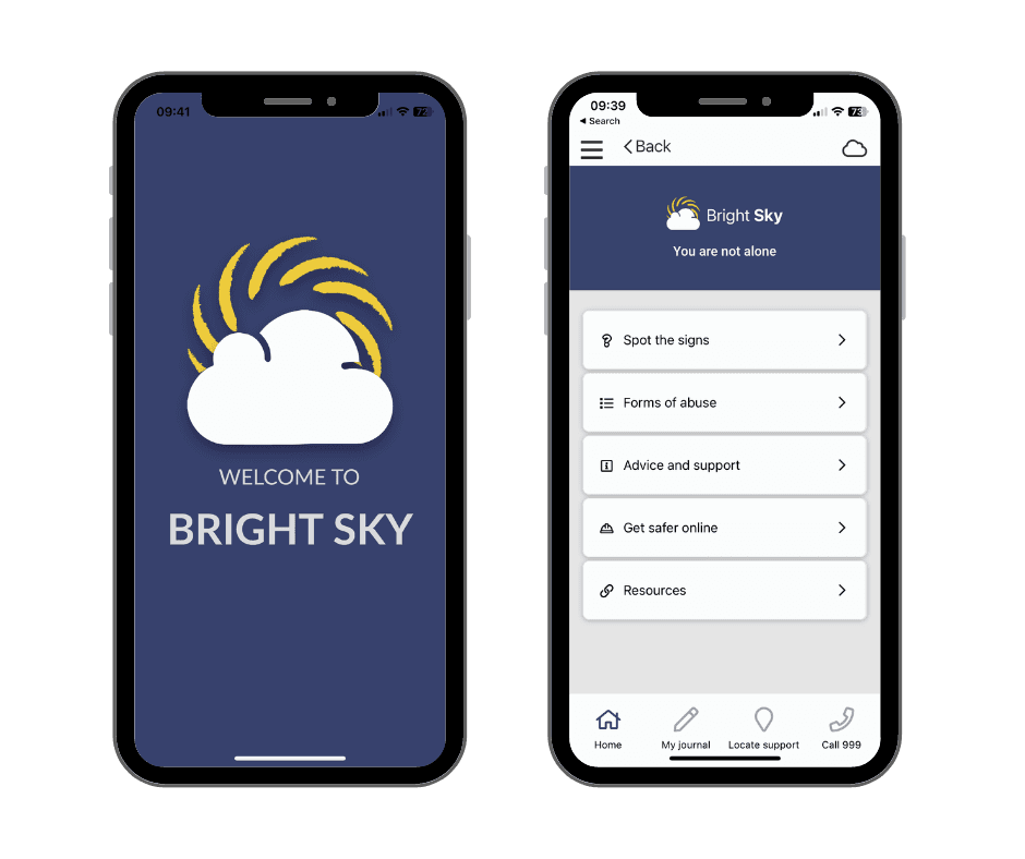 Bright Sky app transparent